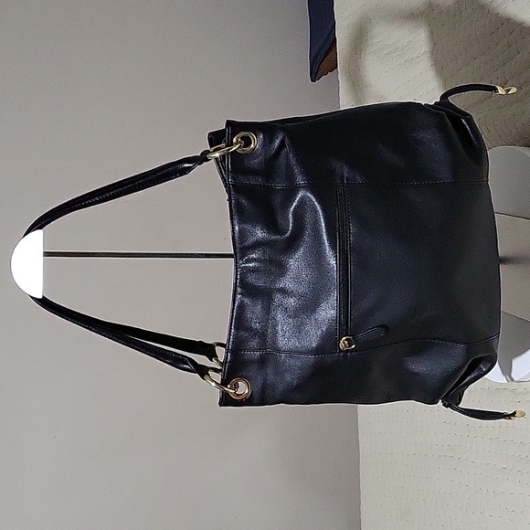 Giani Bernini Black and Gold Bag - Picture 4 of 15